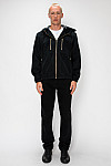ACE CLUB Black Mask Zip Hoodie
