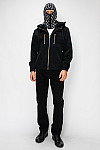 ACE CLUB Black Mask Zip Hoodie