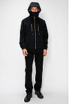 ACE CLUB Black Mask Zip Hoodie