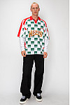 ACE CLUB Oversized Checkered MEXICO Jersey Shirt – Green ACE CLUB Oversized Checkered MEXICO Jersey Shirt – Green