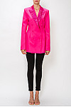 ACE CLUB E.V.E. Fuchsia Crystal Lapel Blazer Mini Dress ACE CLUB E.V.E. Fuchsia Crystal Lapel Blazer Mini Dress