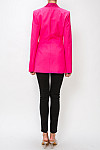 ACE CLUB E.V.E. Fuchsia Crystal Lapel Blazer Mini Dress ACE CLUB E.V.E. Fuchsia Crystal Lapel Blazer Mini Dress